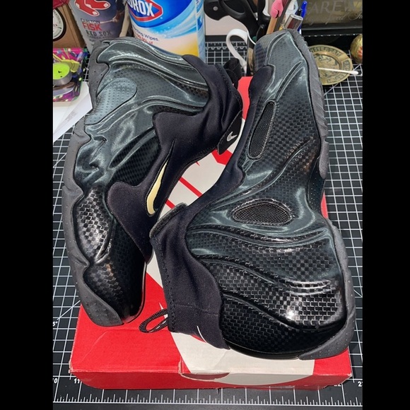 Nike Flightposite 2014 “Carbon Fiber” sz10.5 - Picture 4 of 8